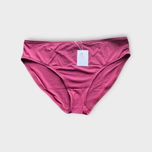 Andie SWIM The Bikini Bottom Plum XXXL NWT